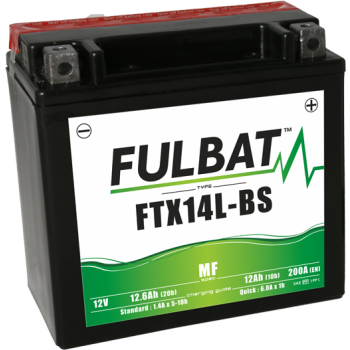 Akumulator Fulbat YTX14L-BS FTX14L-BS MF 12V 12.6Ah 200A